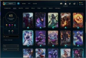CONTA PLATINA 2 COM EMOJI MESTRE SEASON 2020 - League of Legends LOL