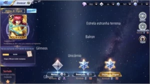Saint Seiya Awakening - com 1420 gemas avançadas SSA