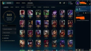 Conta Borda Diamante - League of Legends LOL