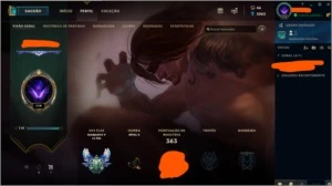 Conta Borda Diamante - League of Legends LOL
