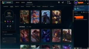 Conta Borda Diamante - League of Legends LOL