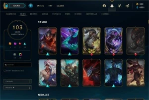 Conta League Of Legends - Season 4 - 103+ skins LOL