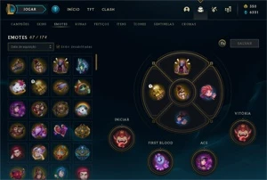 Conta League Of Legends - Season 4 - 103+ skins LOL