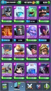 CONTA CLASH ROYALE TODAS AS LENDÁRIAS LIGA 1