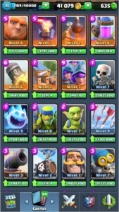 CONTA CLASH ROYALE TODAS AS LENDÁRIAS LIGA 1