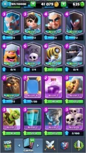 CONTA CLASH ROYALE TODAS AS LENDÁRIAS LIGA 1