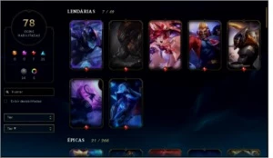 Contas Lol BR Lv: 68 | Champions:103|Skins:78 Rank:Unranked - League of Legends
