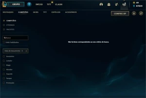 Conta LOL 2016 Gold 1 - Todos campeões, 337 skins - League of Legends
