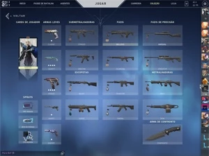 CONTA VALORANT BRONZE 3 TODOS PERSONAGENS 5 SKINS DE PISTOL
