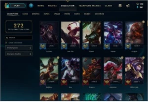 Conta LOL 297 Skins RARAS - League of Legends
