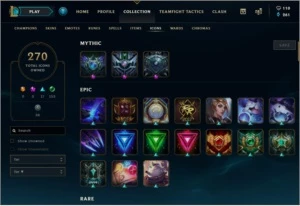 Conta LOL 297 Skins RARAS - League of Legends