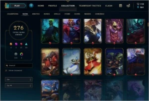 Conta LOL 297 Skins RARAS - League of Legends