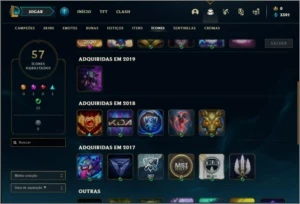 Conta diamante 4 com 9 skins e 50 champs - League of Legends LOL