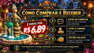 🐉 FONTE DRAGÔNICA DO TEMPLO DE JADE | AZEROTH FORGE - Blizzard