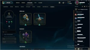 Acc League of Legends PLATINA1 LOL