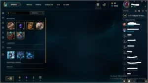 Acc League of Legends PLATINA1 LOL