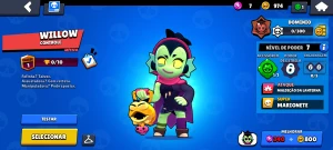 (Conta com Willow nova lenda) 18 Brawlers - Brawl Stars