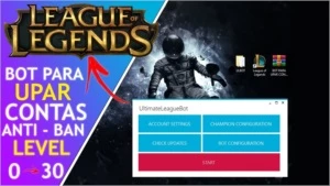 Bot para Upar Contas League of Legends LOL