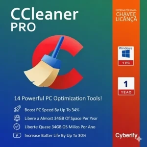 CCleaner Professional 2025 –C/ Nota Fiscal - Softwares and Licenses