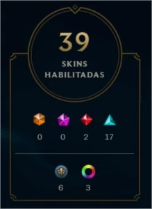 VENDO CONTA PLATINA 4 - LVL 114 - 39 SKINS - 76 CHAMPS - League of Legends LOL