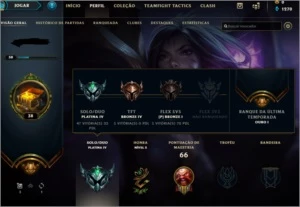 vendo conta platina 4 - League of Legends LOL