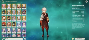 GENSHIN IMPACT - 18 personagens T*5 - 4 ARMAS T*5 - AR57