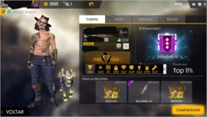 Conta free fire