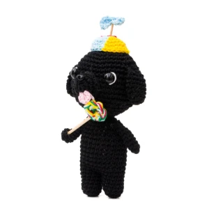 Cachorro Preto Numquiditu em Amigurumi - Artesanato e Personalizados