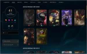 Conta Platina IV - Ranked Solo/duo - League of Legends LOL