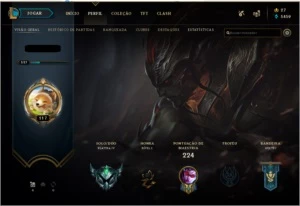 Conta Platina IV - Ranked Solo/duo - League of Legends LOL