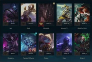 🟢 CONTA SMURF PLATINA 🔥 MMR ALTO 💎 ALTA QUALIDADE - League of Legends LOL