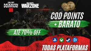 Cod Points até 70% mais barato WZ/MW2,3 - PC, XBOX,PS4/PS5 - Call of Duty