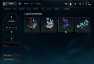 Conta prata 2 com 26 skins e 91 champs - League of Legends LOL