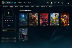 Conta Prata 1 com 25 Champs e 6 Skins + 2 Fragmentos - League of Legends LOL