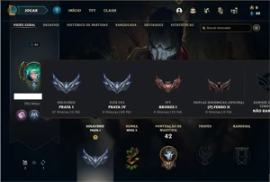 Conta Prata 1 com 25 Champs e 6 Skins + 2 Fragmentos - League of Legends LOL