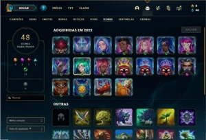 Conta Prata 1 com 25 Champs e 6 Skins + 2 Fragmentos - League of Legends LOL