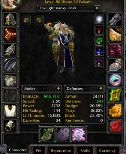 ContaWoW LK Faer/Bene com 3 80(Pal/DK/Hunt) e 2 70(Sham/Rog) - Blizzard