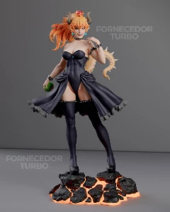 Bowsette 3D - Arquivo STL para impressão 3D - Outros