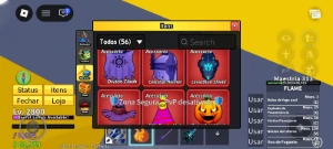 Vendo uma conta de blox fruits parada que deixei de usar - Roblox