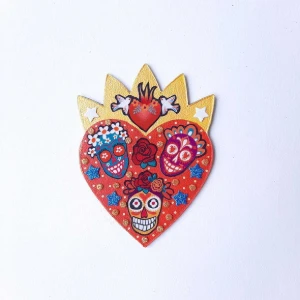 Enfeite de Parede Caveirinhas - Artesanato e Personalizados