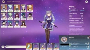Keqing+Jean+Orgulho Celestial AR20 - Genshin Impact