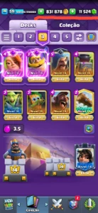 Conta Clash Royale +11.500 Gemas + 800K Gold