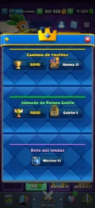 Conta Clash Royale +11.500 Gemas + 800K Gold