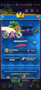 Conta Clash Royale +11.500 Gemas + 800K Gold