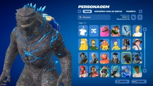 Conta Fortnite | 49 Skins | Godzilla Evolved