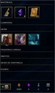 conta league of legends ouro 4 LOL