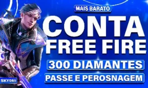 Free Fire Promoção +300 Diamantes+Passe