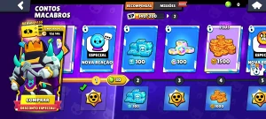 Conta brawl stars 62 brawlers com ótimas skins 4 lendários