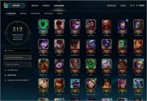 CONTA PLATINA 3 C/ SKINS LEGADOS E ETC - League of Legends LOL