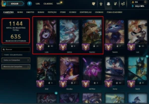[Conta Mono Sup] Main Sup Maestria Lulu/janna/teemo 500 Skin - League of Legends LOL